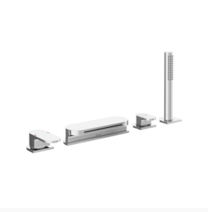 Bateria wannowa 4-otworowa Ravak Chrome wodospad