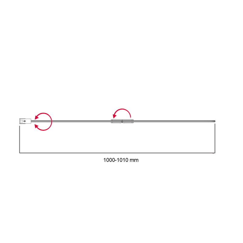 Parawan Nawannowy Duso dwuczęściowy czarny