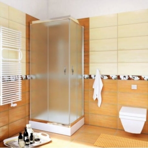 Kabina prysznicowa kwadratowa  Sea-Horse Stylio 70x70x190 - szkło mrożone   