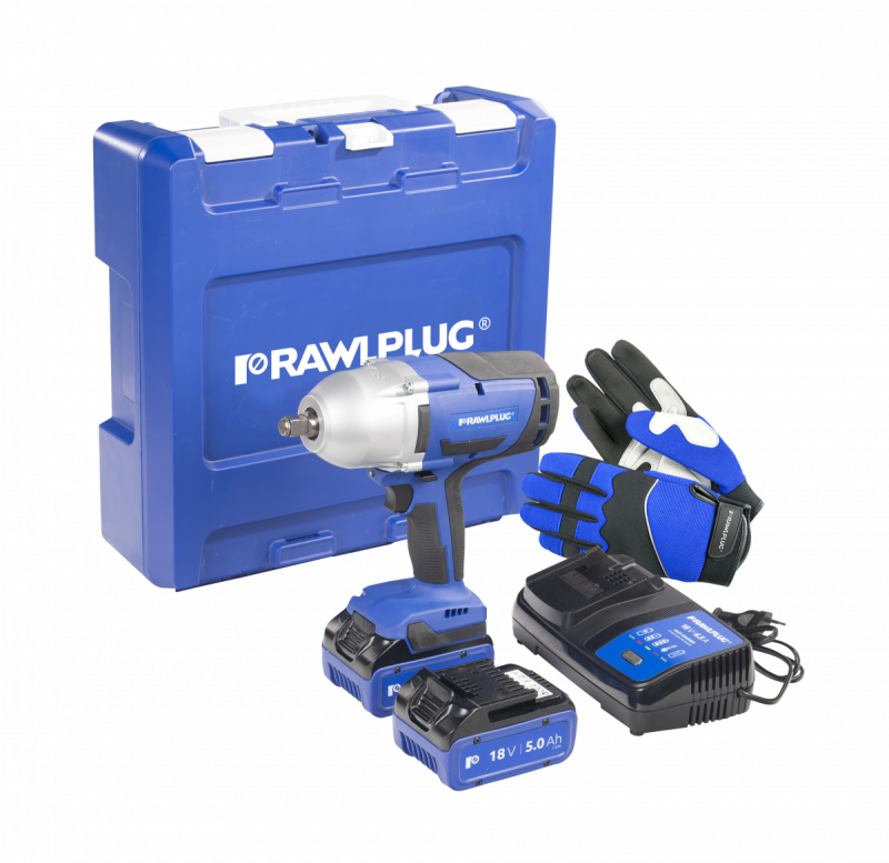 Akumulatorowy klucz udarowy Rawlplug