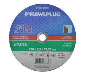 Ściernica korundowa do cięcia kamienia RT-CDS-230/32 230 mm