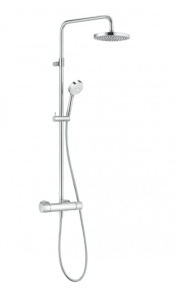 Zestaw prysznicowy Kludi Dual  Shower System Logo z termostatem