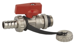 Zawór kulowy spustowy z uszczelką G1/2 Ferro ZSU1