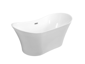 Wanna Wolnostojąca Besco Amber 170 w zestawie syfon z przelewem chrom- DODATKOWO 5% RABATU NA KOD BESCO5