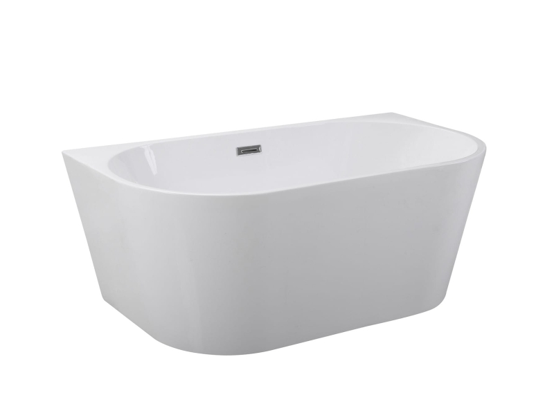 Wanna Wolnostojąca przyścienna Besco Vica 150 chrom