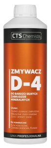Zmywacz do silnych zabrudzeń mineralnych CTS D-4 1L