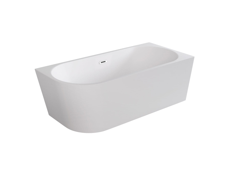 Wanna Wolnostojąca przyścienna Besco Zoya prawa 170 biała