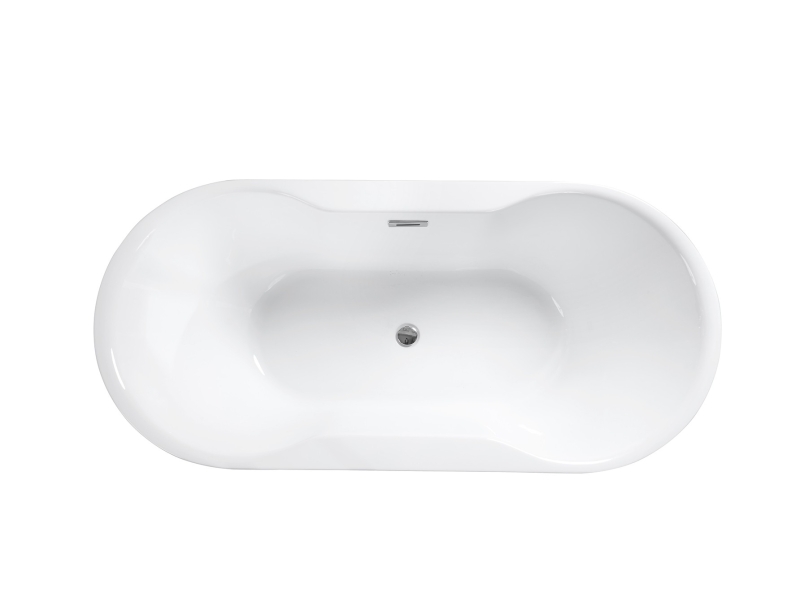 Wanna Wolnostojąca Besco Navia 160 chrom