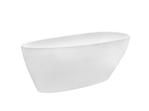 Wanna Wolnostojąca Besco Goya 140 XS w zestawie klik-klak chrom czyszczony od góry- DODATKOWO 5% RABATU NA KOD BESCO5