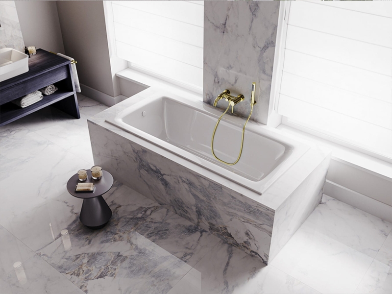 Wanna prostokątna Besco Talia Slim 170