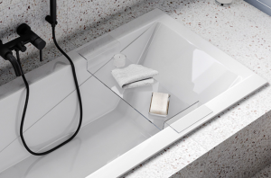 Półka wannowa Besco Clear - DODATKOWO 5% RABATU NA KOD BESCO5