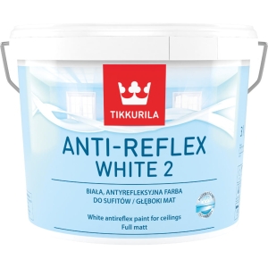 Farba do sufitów Tikkurila Anti-Reflex White 2 biała antyrefleksyjna 3 l 