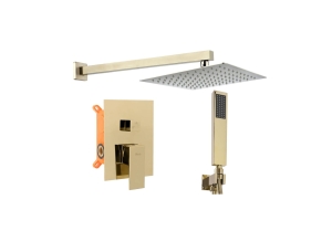 Zestaw Prysznicowy podtynkowy Rea Fenix L.Gold- Dodatkowo 5% rabatu na kod REA5