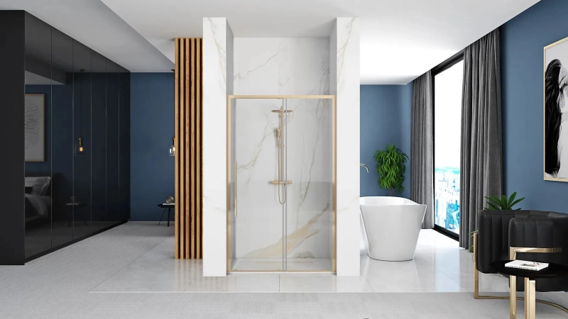 Drzwi Prysznicowe Rea Solar L.Gold