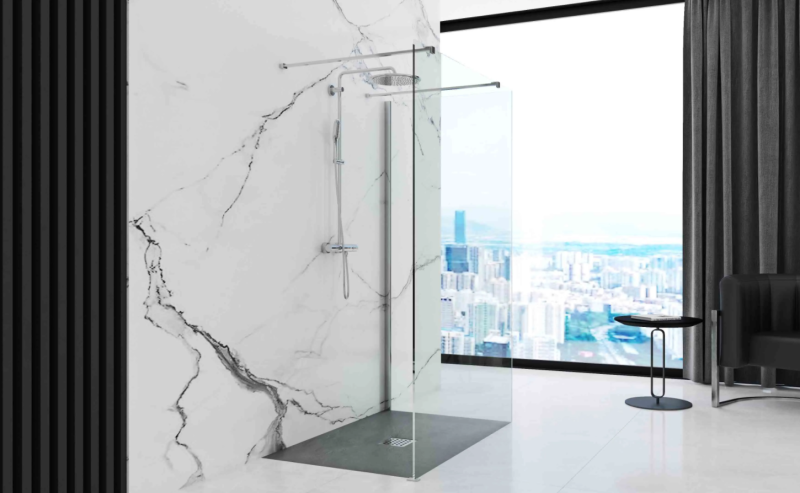 Brodzik prysznicowy Rea Grey Rock 80x120