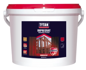 Impregnat do drewna ogniochronny czerwony TYTAN 1 kg