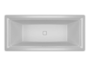 Wanna akrylowa pod zabudowę Riho Still Square 170x75 cm + syfon + Riho Fall chrom 