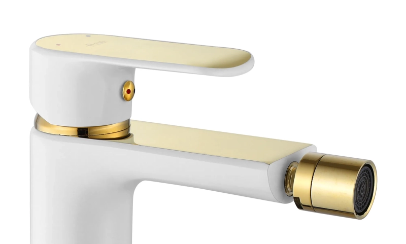 Bateria Bidetowa Rea Bloom White/Gold