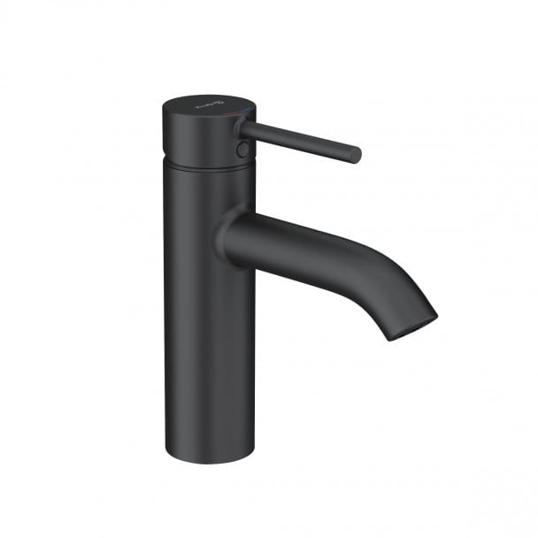 Bateria umywalkowa Kludi Bozz z korkiem clik-clack czarny mat 382883976