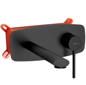 Bateria Umywalkowa Podtynkowa Rea Oval Black- Dodatkowo 5% RABATU na kod REA5