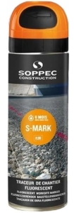 Soppec S Mark fluorescencyjny Farba geodezyjna pomarańczowa 500 ml