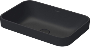 Umywalka nablatowa Duravit Happy D.2 antracyt matt 60x40