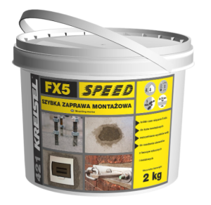 Szybka zaprawa montażowa KREISEL 421 FX5 2kg