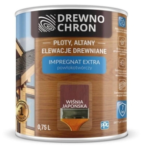 Impregnat Extra Powłokotwórczy Drewnochron wiśnia japońska 0,75l