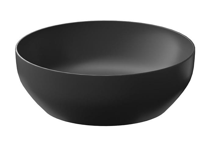 Umywalka Nablatowa Cersanit Larga antracyt mat 40x40