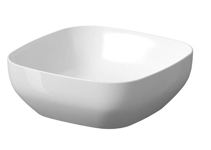 Umywalka Nablatowa Cersanit Larga 38x38 biała