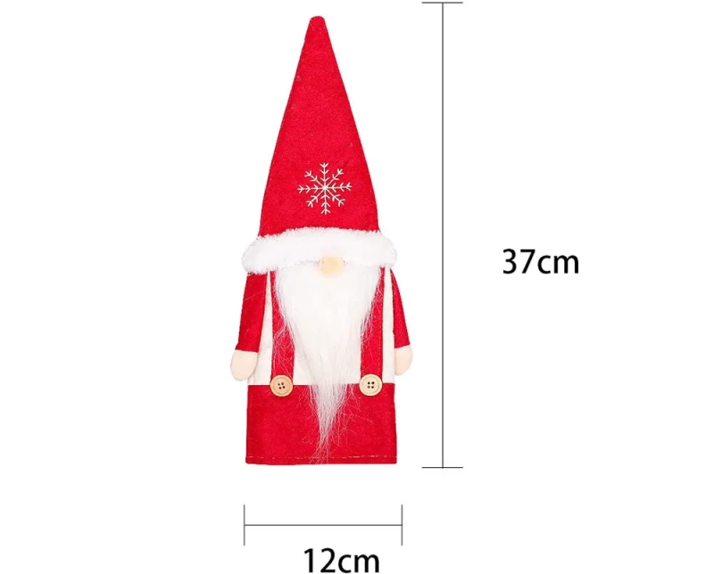 Pokrowiec Świąteczny na butelkę Tutumi Mikołaj KF320