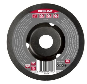 Tarcza skośna z tarnikiem średnie zęby typ A 125mm PROLINE 86231