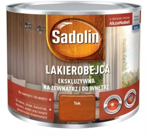 Lakierobejca ekskluzywna do drewna Sadolin tek 0,25 l 