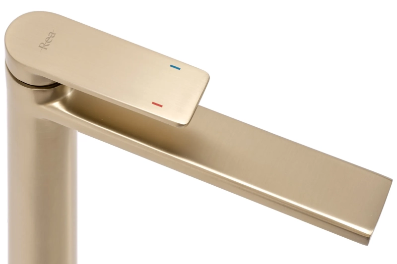 Bateria Umywalkowa Rea Verso Gold wysoka