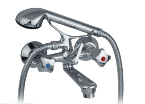 Bateria Wannowo Prysznicowa Armatura Kraków Standard dwuuchwytowa