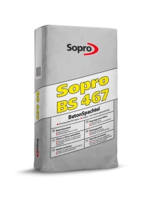 Szpachla cementowa do betonu Sopro BS 467 25 kg