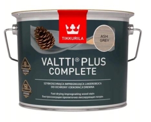 Lakierobejca Tikkurila Valtti Plus Complete Ash Grey 