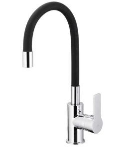 Bateria Kuchenna Armatura Kraków Rumba czarna