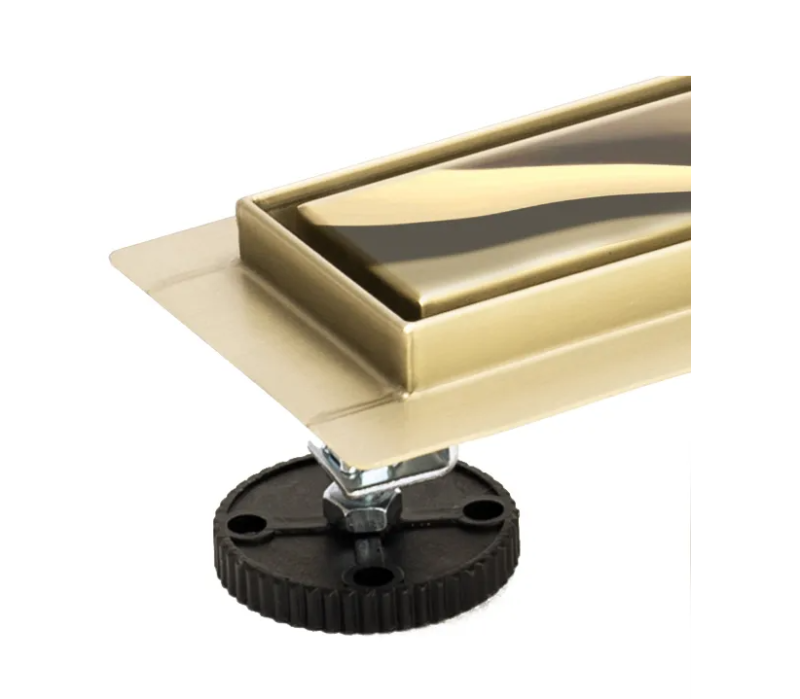 Odpływ liniowy Rea Pure Neo Mirror Gold Pro