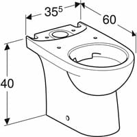 Miska WC Kompaktowa Koło Nova pro premium owalna