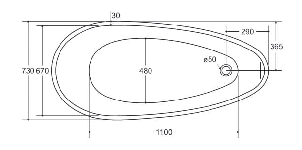 Wanna Wolnostojąca Besco Goya A-line Glam