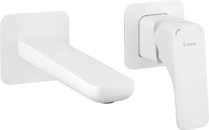 Bateria umywalkowa podtynkowa Deante Hiacynt biała