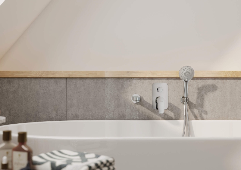 Bateria prysznicowa podtynkowa Deante Agawa chrom