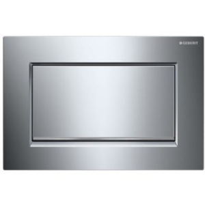 Przycisk do WC Geberit Sigma 30  chrom szczotkowany/chrom błyszczący/chrom szczotkowany  115.893.KX.1