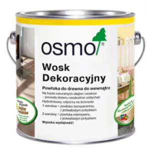 Wosk dekoracyjny Osmo matowa biel 3186 0.75l