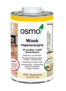 Wosk regeneracyjny Osmo jedwabisty połysk bezbarwny 3081 1l