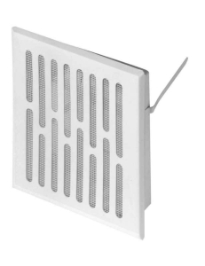 Kratka wentylacyjna metalowa AWENTA 14x14 M1B biała