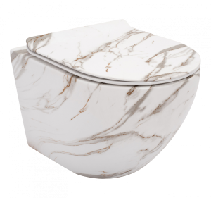 Miska Wisząca Rea Carlos slim lava matt z deską wolnoopadającą- dodatkowo 5% RABATU na kod REA5