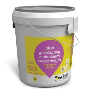Płyn gruntujący z piaskiem kwarcowym Weber Prim Compact 5 kg