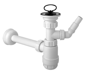 Syfon umywalkowy Mcalpine butelkowy niski HC1LWM